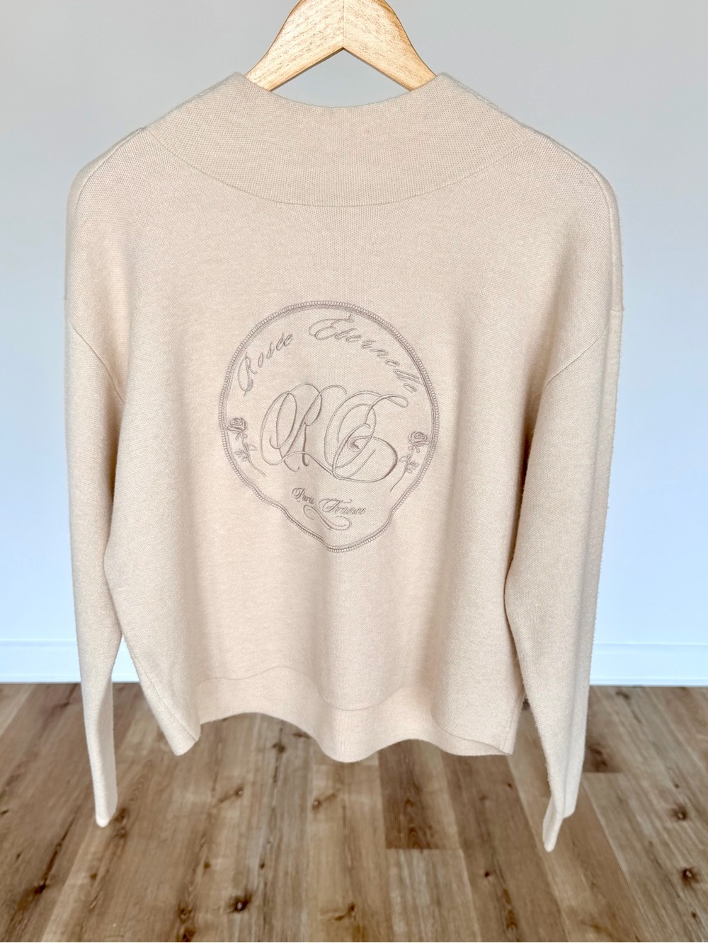 Anthropologie Maeve The Cary’s Rosa Eleonora Mock Neck Sweater XS NWT